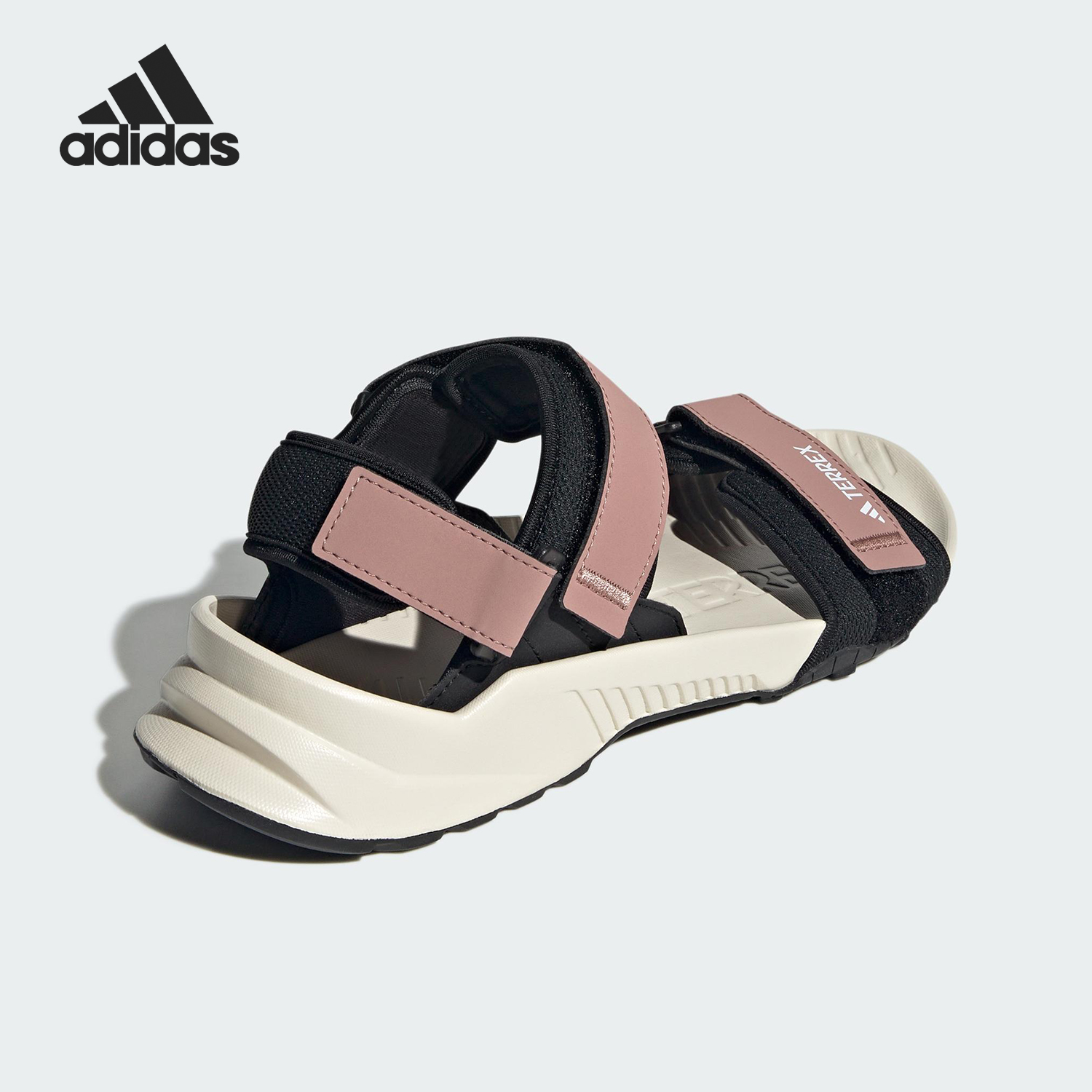 阿迪达斯男女透气休闲户外凉鞋