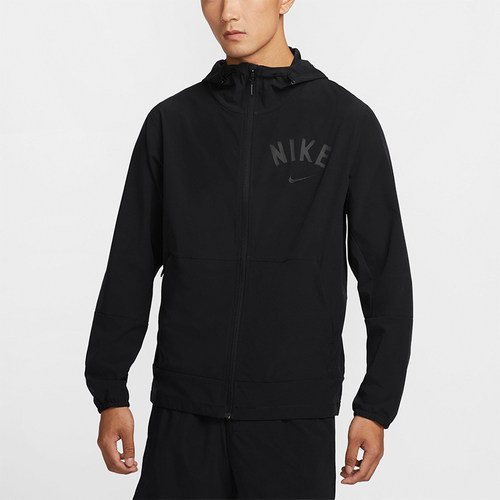 耐克男士训练连帽透气外套