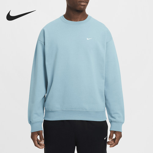 Nike/耐克正品Solo Swoosh男士宽松休闲保暖卫衣DX1361-464