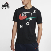 耐克正品 2025秋季 男士 Nike 训练印花透气篮球运动T恤CK1180 010