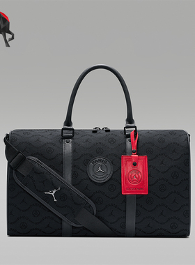 Nike/耐克正品JORDAN新款男煤黑红色旅经典休闲行李包IQ3208-060