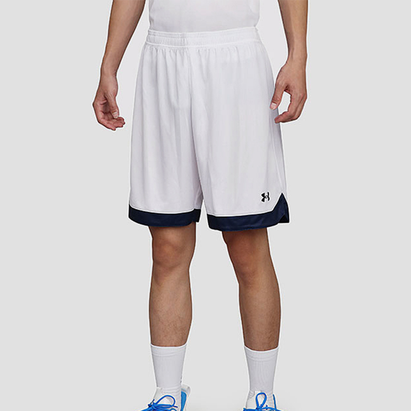 UA/安德玛正品夏季男女同款透气松紧轻盈针织短裤21500202-100