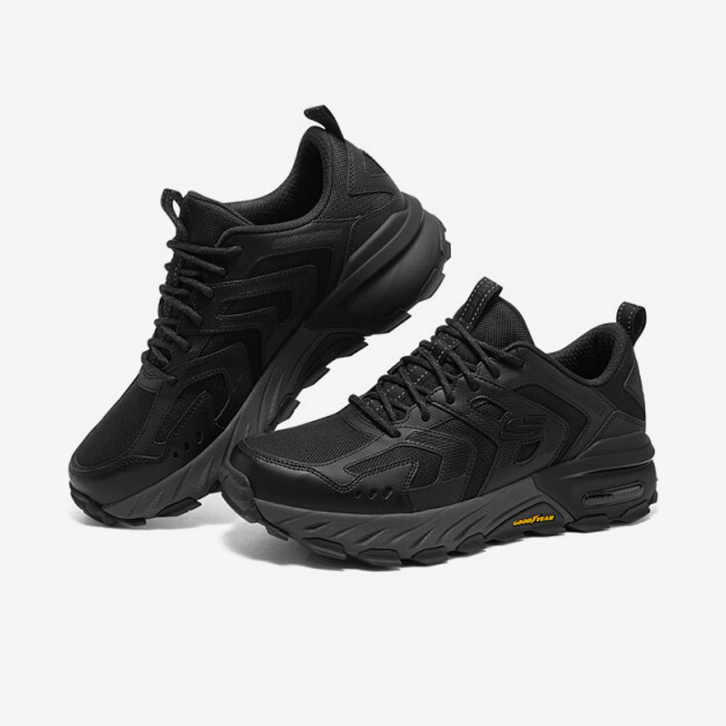 Skechers/斯凯奇正品MAX PROTECT男子轻便耐磨时尚绑带休闲鞋