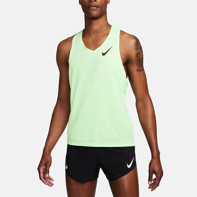 Nike/耐克正品运动男士跑步透气吸汗排湿无袖背心T恤FN4231-376