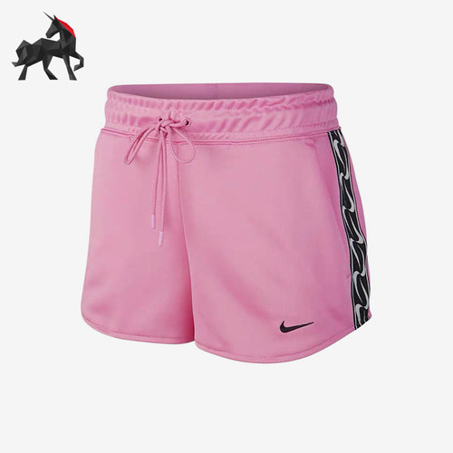 Nike/耐克正品刺绣抽绳系带运动直筒休闲舒适短裤CJ6318-610