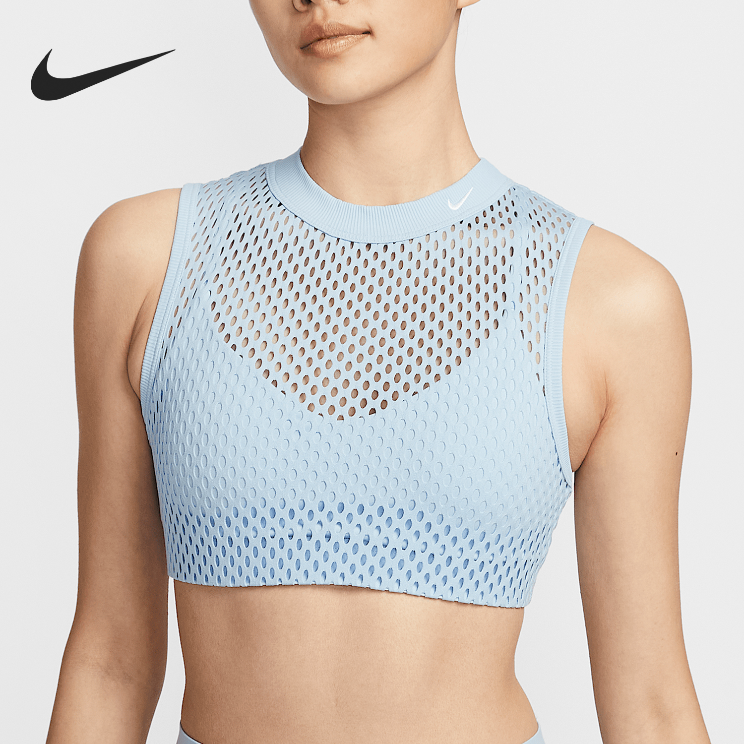 Nike/耐克正品INDY NET女士低强度支撑运动内衣HF5421-440