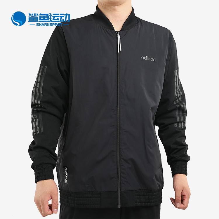 阿迪达斯男子立领休闲夹克