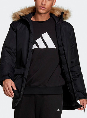 Adidas/阿迪达斯正品UTILITAS HO PKA男子户外保暖运动棉服GT1699