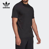 T恤HM2660 三叶草刺绣串标男子运动休闲短袖 Adidas 阿迪达斯正品