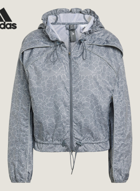 Adidas/阿迪达斯正品SMCRUNINGPRINTJACKET女经典夹克外套KB4640