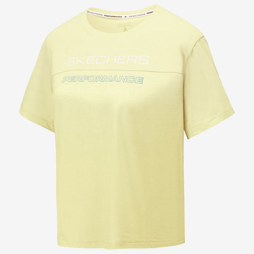 Skechers斯凯奇正品儿童简约百搭常规款短袖T恤P225W215-01ZZ