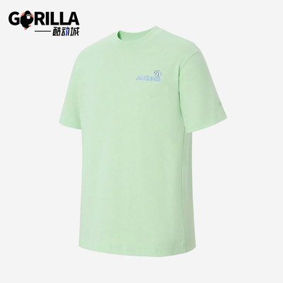 Adidas/阿迪达斯正品2025男女日常运动透气圆领套头短袖KB9425