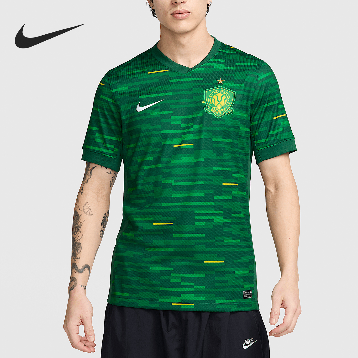 Nike/耐克官方正品夏季新款男士运动休闲足球短袖T恤HM6153-302