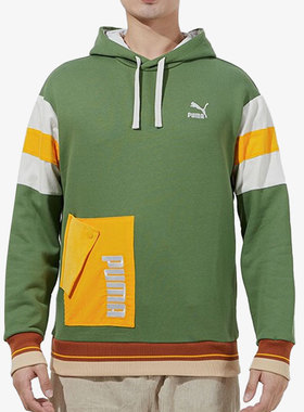 Puma/彪马官方正品休闲男子时尚潮流运动连帽卫衣套头衫534679-67