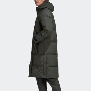 阿迪达斯正品 COA 男子 DOWN 休闲运动羽绒服FT2487 PUFFER Adidas