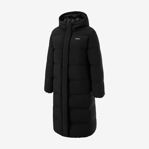 Adidas/阿迪达斯正品2025冬季款女士耐穿连帽保暖羽绒服JL9622
