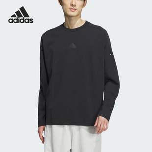 TEE男士 阿迪達斯官方正品 休閑長袖 圓領(lǐng)T恤IY8032 FUSTL Adidas