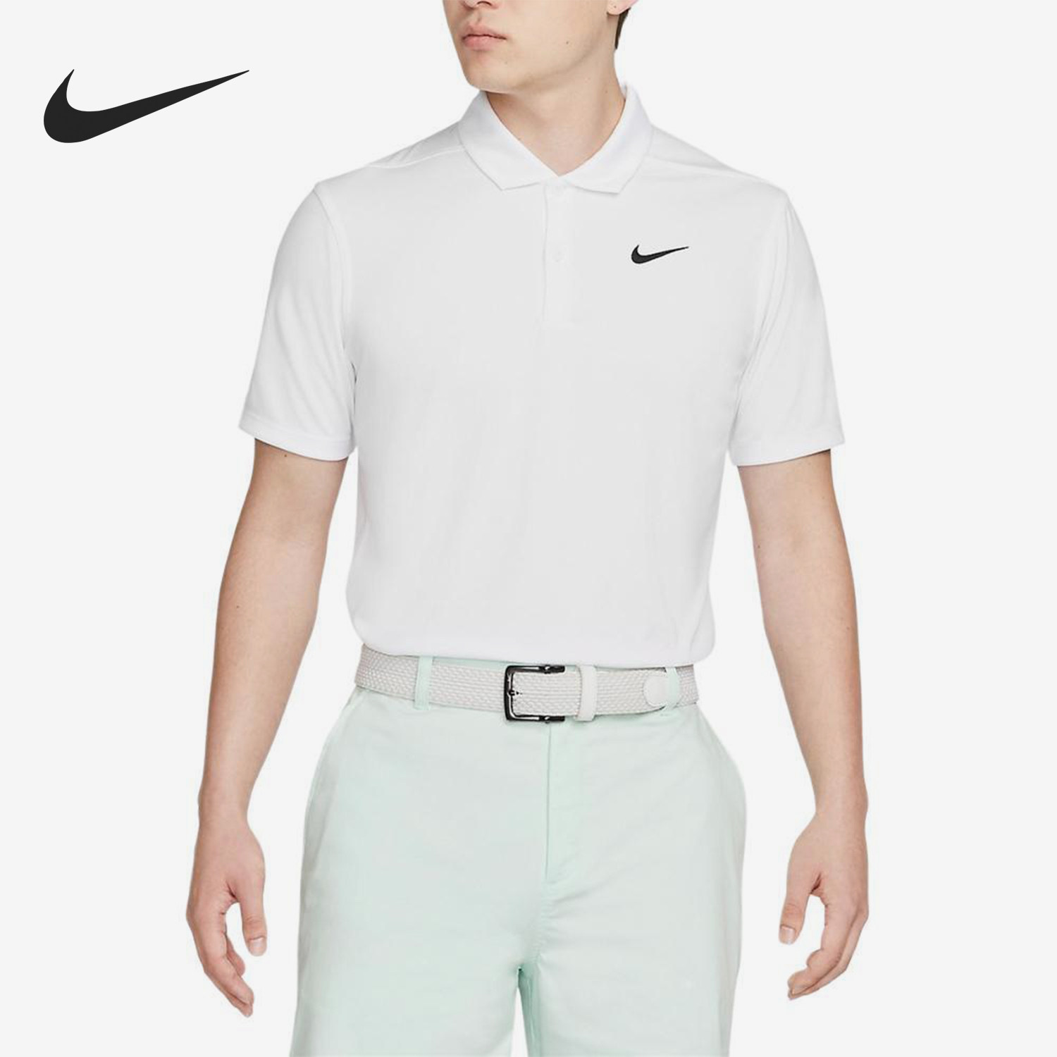 Nike/耐克官方正品新款男士运动透气翻领高尔夫POLO衫CU9793-100,运动服/休闲服装,运动POLO衫,淘宝优惠券,粉丝福利购,淘宝优惠卷