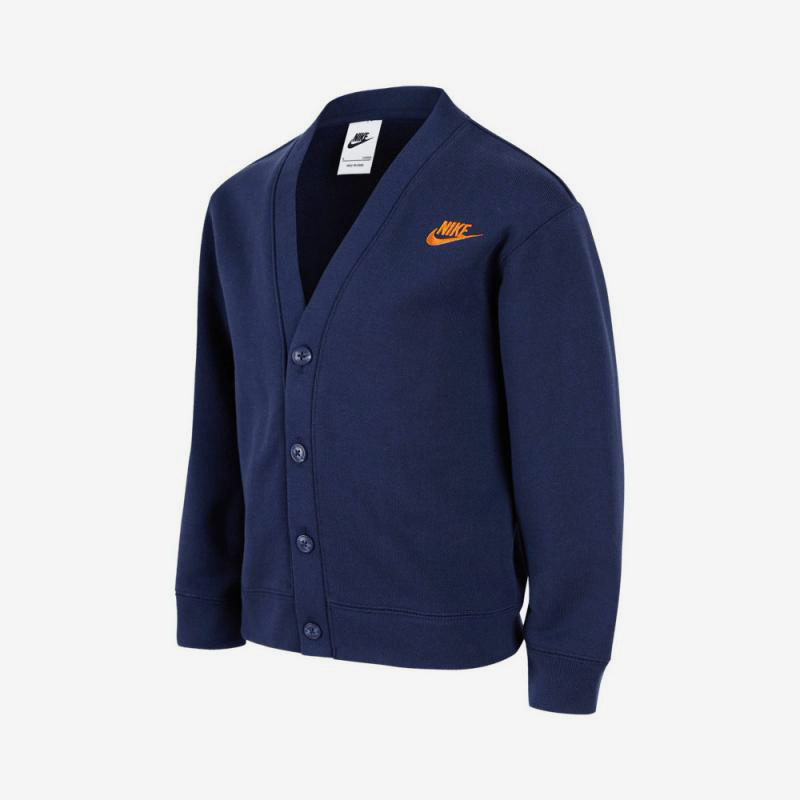 Nike/耐克正品2025冬季款小童休闲V领针织外套NY2442299PS-002