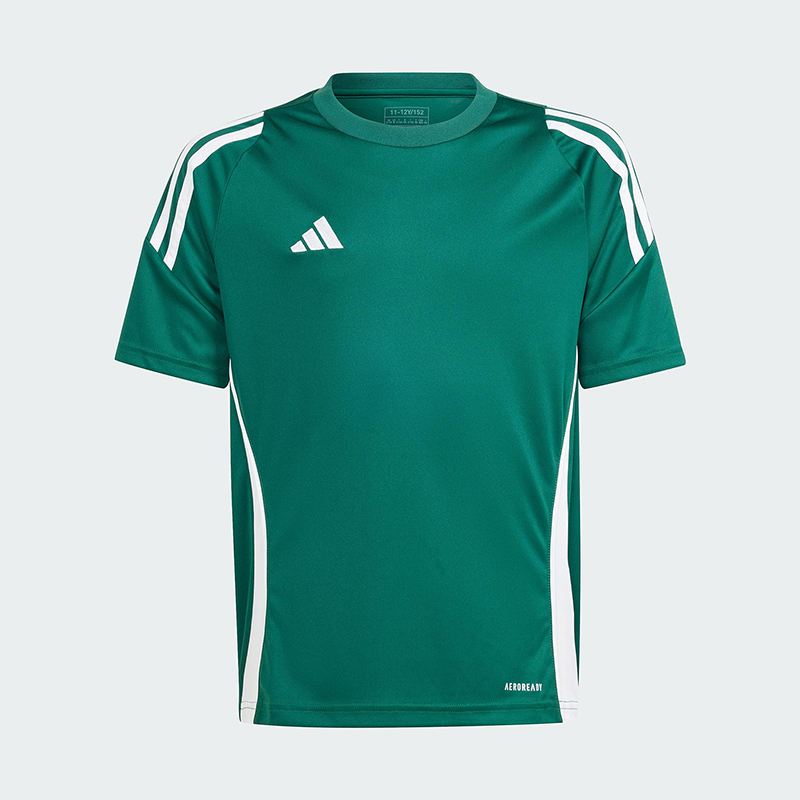 Adidas/阿迪达斯正品TIRO24 JSYY大童透气圆领足球运动短袖IS1028