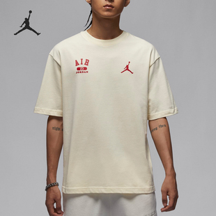 Nike/耐克正品JORDAN男士圆领透气宽松简约短袖T恤HQ1575-113