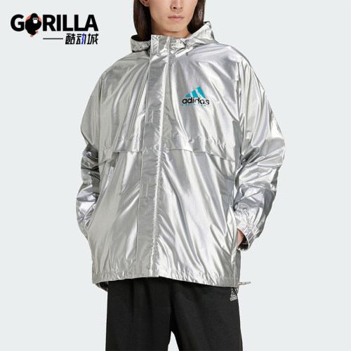 Adidas/阿迪达斯正品新款男士休闲时尚简约防风夹克JN4526
