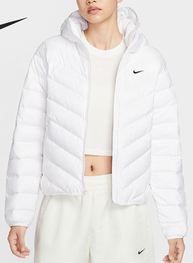 Nike/耐克正品冬季女士保暖轻质连帽夹克羽绒服HV5106-100