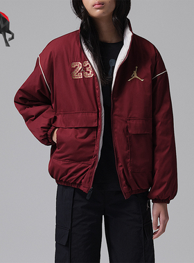 Nike/耐克正品JORDAN大童休闲双面穿运动立领耐穿外套IU5466-619