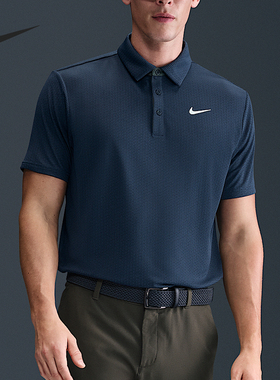 Nike/耐克正品2025男士训练运动透气套头高尔夫POLO衫FZ7530-410