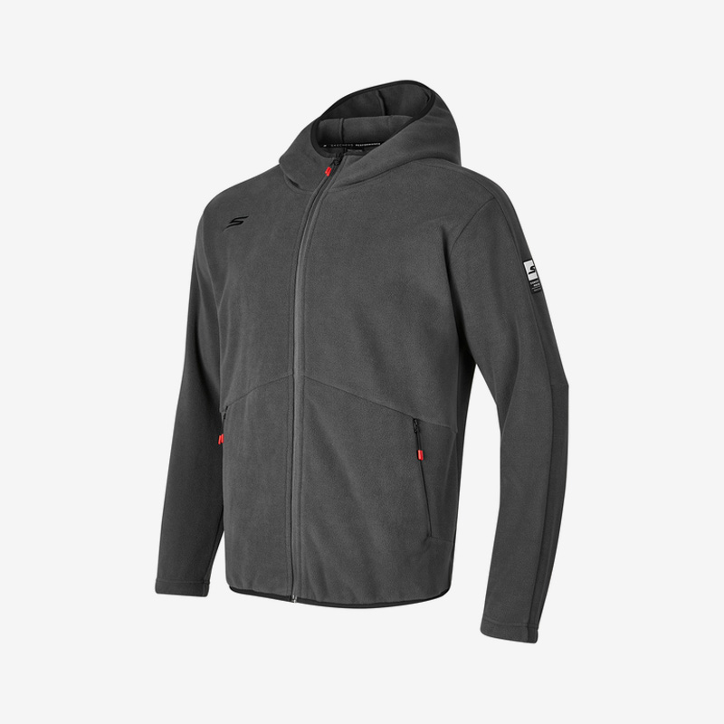 斯凯奇正品男子保暖运动外套