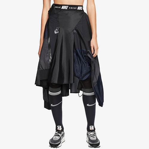耐克女子拼接运动短裙裤