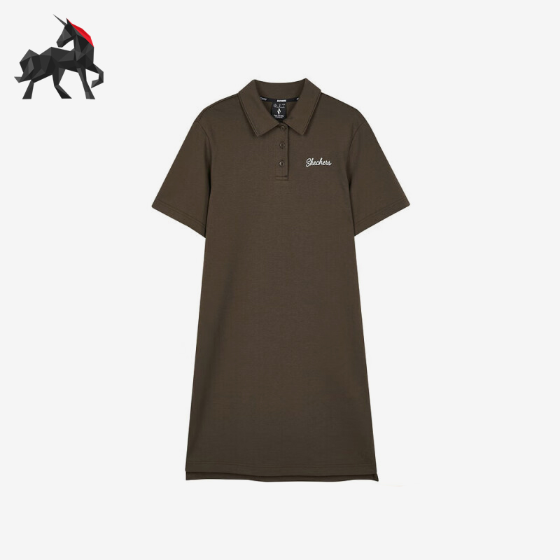 斯凯奇女士休闲经典连衣裙