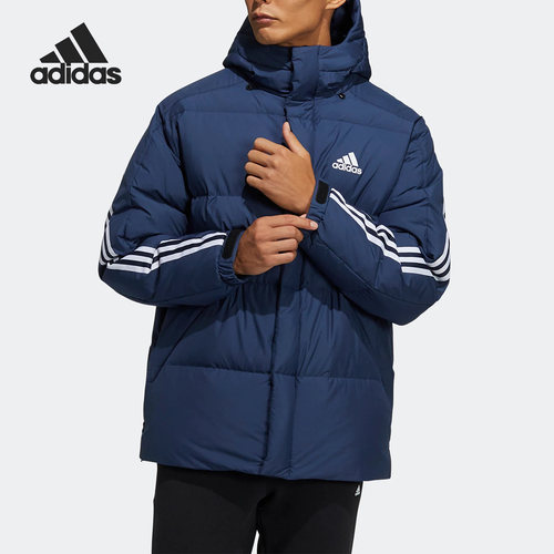 阿迪达斯正品男子羽绒服