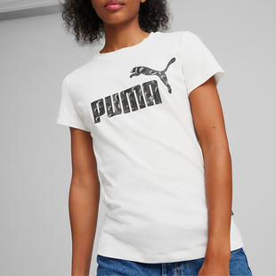彪马官方正品 新款 Puma 夏季 女士柔软透气跑步运动短袖 630856