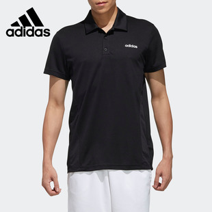 男子训练运动短袖 Adidas 阿迪达斯正品 夏新款 FL0330 透气POLO衫
