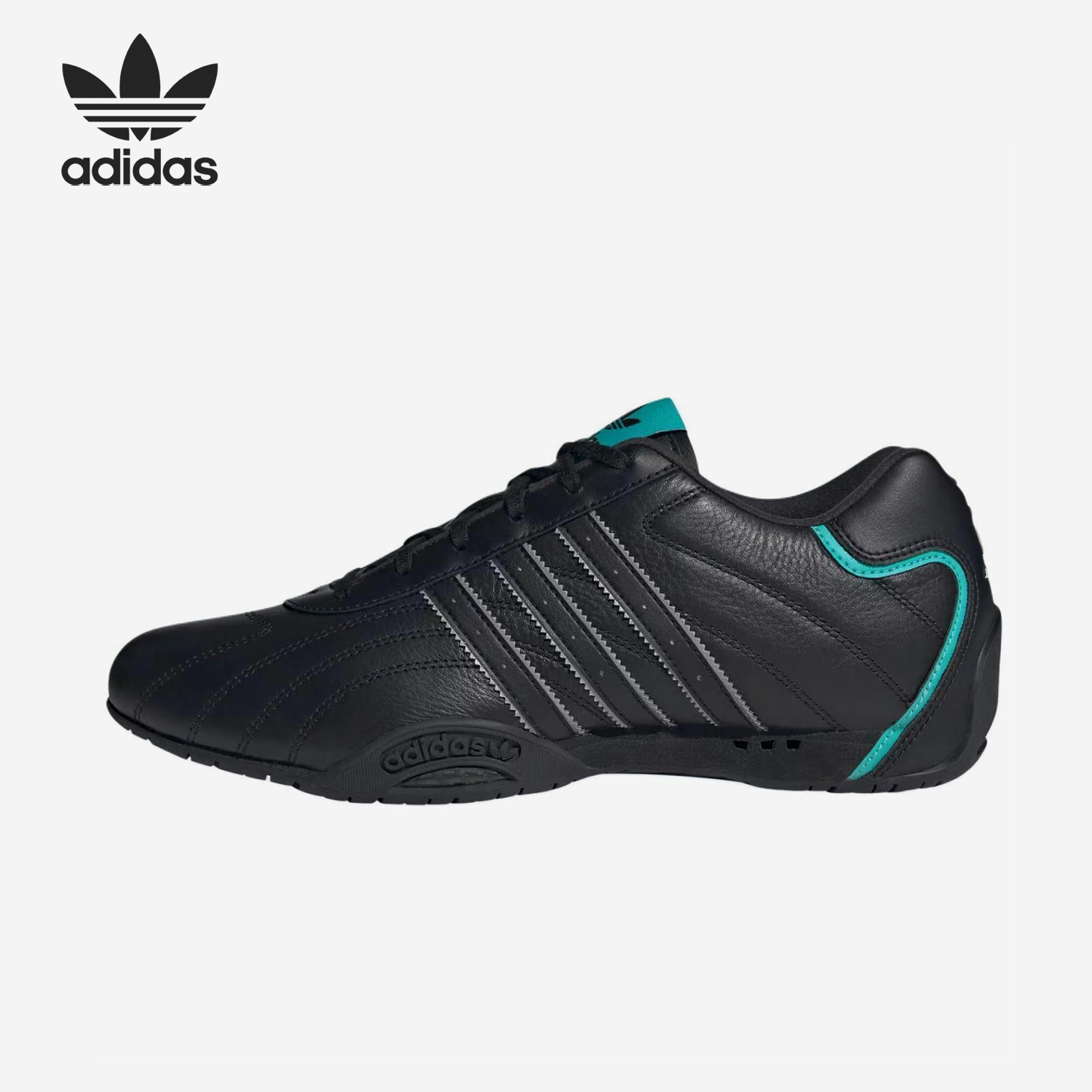 Adidas/阿迪达斯正品三叶草男女同款低帮复古运动赛车鞋JR4543
