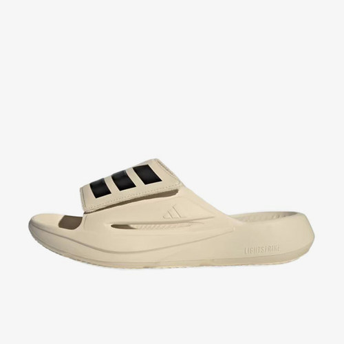 Adidas/阿迪达斯正品LIGHTBLAZE男女时尚经典舒适一字拖鞋JS3586