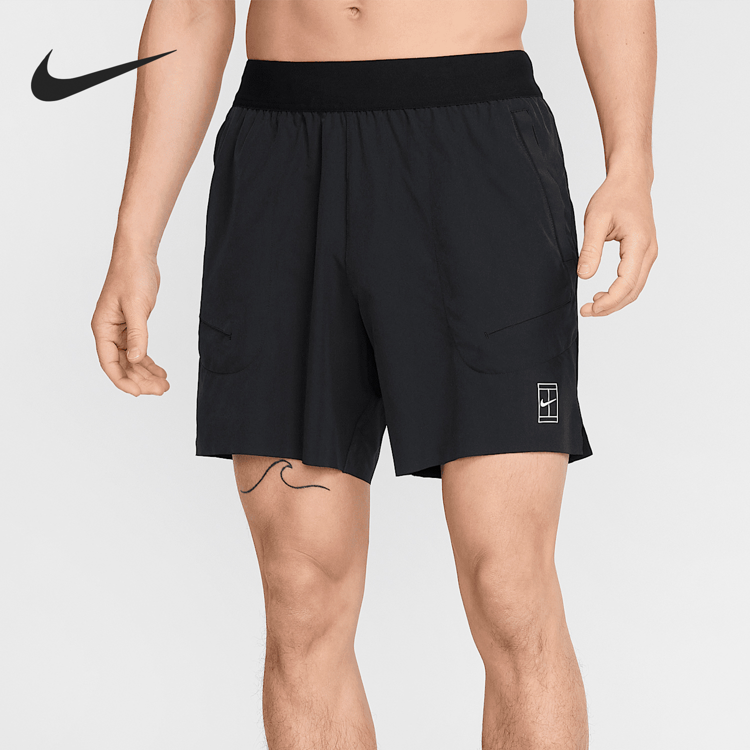 Nike/耐克官方正品Dri-FIT 男士透气运动训练网球短裤FZ6914-010