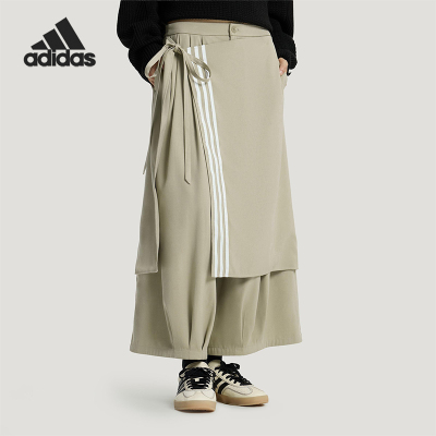 Adidas/阿迪达斯正品2025冬季款女士日常运动时尚宽松长裤KS5335