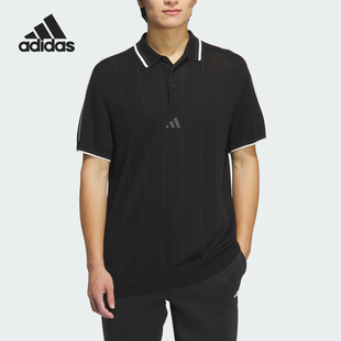 阿迪达斯正品 新款 Adidas 夏季 JG1359 男士 高尔夫针织POLO衫