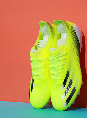 Adidas/阿迪达斯正品新款X GHOSTED.1 AG 高端人造草足球鞋FY0957