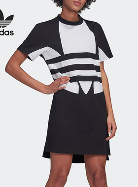 Adidas/阿迪达斯正品 LRG LOGO DRESS 女子运动连衣裙 FR7174