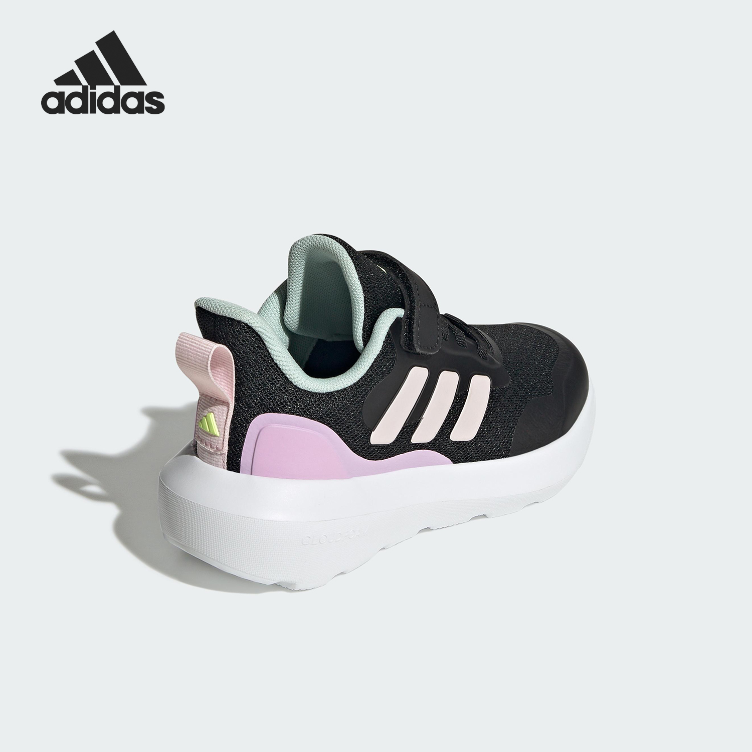 Adidas/阿迪达斯正品FORTARUN小童休闲魔术贴运动鞋JI2192