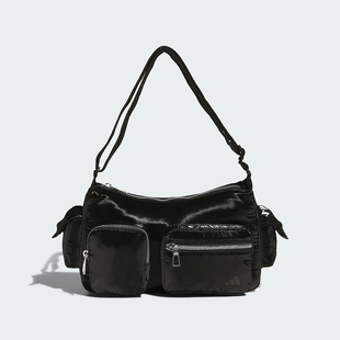 女士百搭时尚 新款 潮流拉链单肩包JE3901 阿迪达斯正品 Adidas