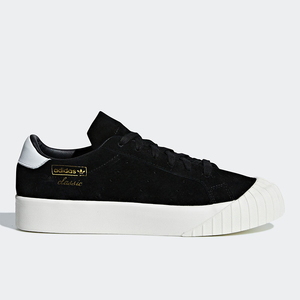 Adidas/阿迪达斯正品三叶草女士休闲低帮系带耐磨运动板鞋B28090
