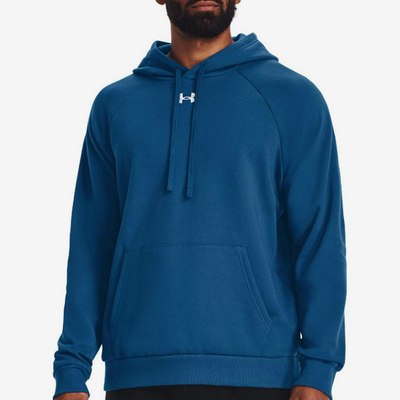 UA/安德玛正品春秋男士连帽宽松运动休闲保暖针织卫衣1379757-426