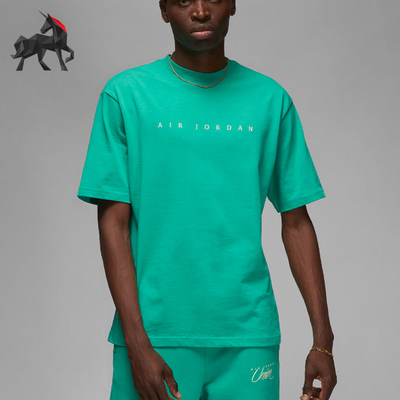 Nike/耐克正品JORDAN男士休闲圆领套头运动耐穿短袖DV7344-348