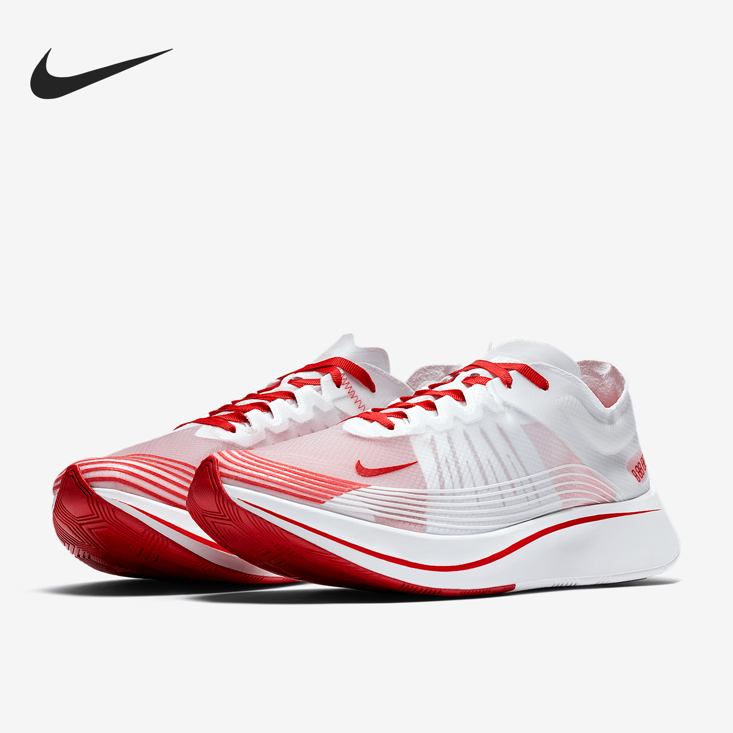 Nike/耐克正品Zoom Fly男士轻便透气马拉松跑步鞋AJ9282-100