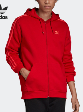 Adidas/阿迪达斯正品三叶草 3-STRIPES FZ 男子卫衣EJ9689 EK0258