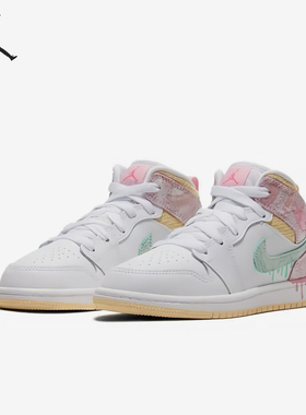 Nike/耐克正品JORDAN 小童透气中帮减震运动时尚篮球鞋DD1667-100